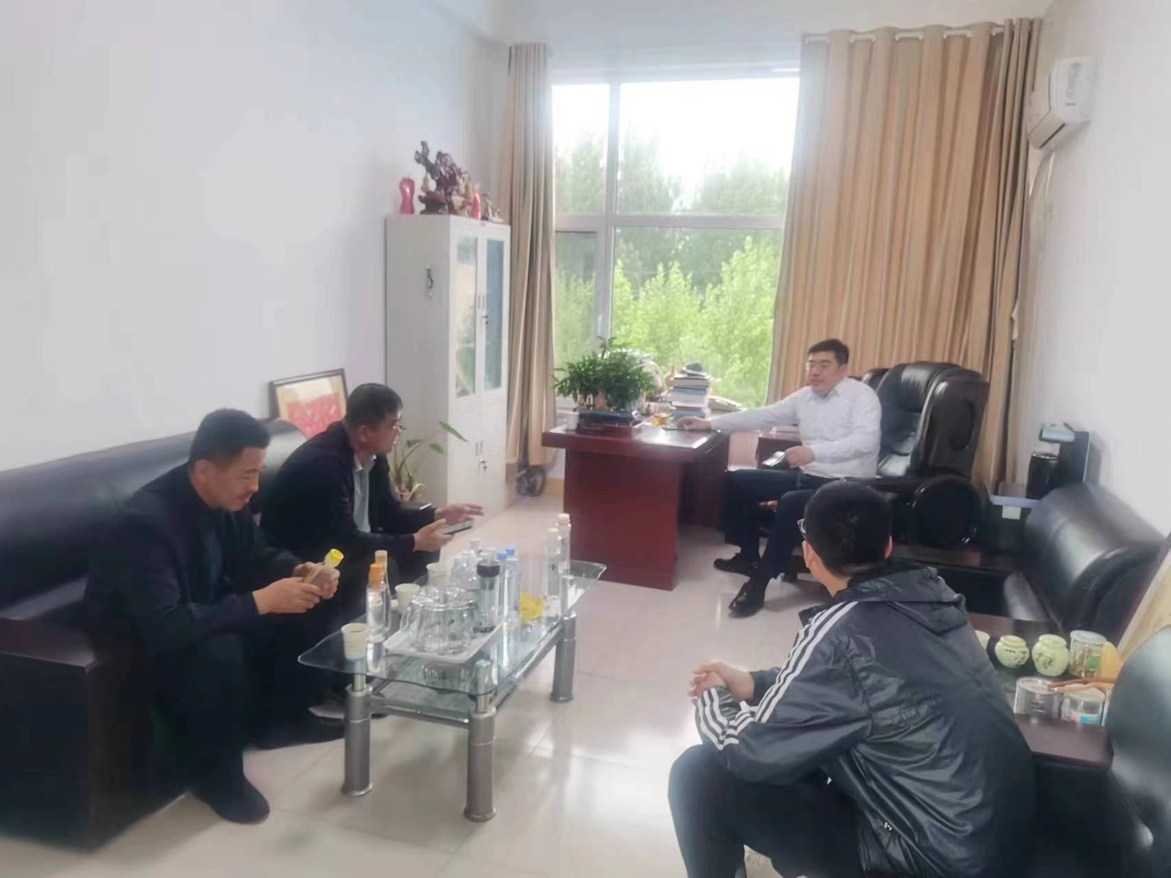 河北新津联塑业有限公司到我公司考察